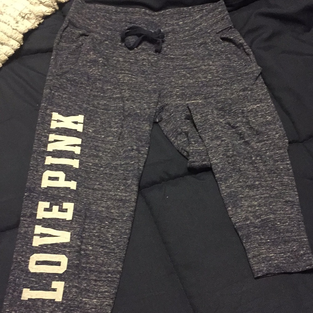 Pink sweat pants